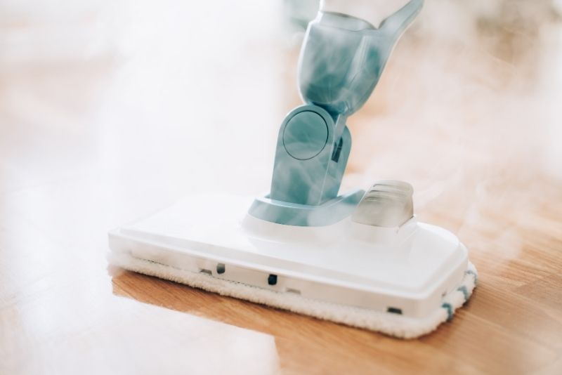carpet cleaning using a steam cleaning